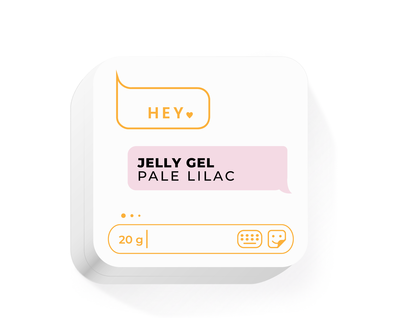 HEYLOVE. Jelly Gel, Pale Lilac, 20 g (Builder Gel)